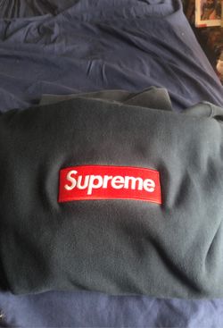 Supreme Box Logo Hoodie FW16 Navy Large