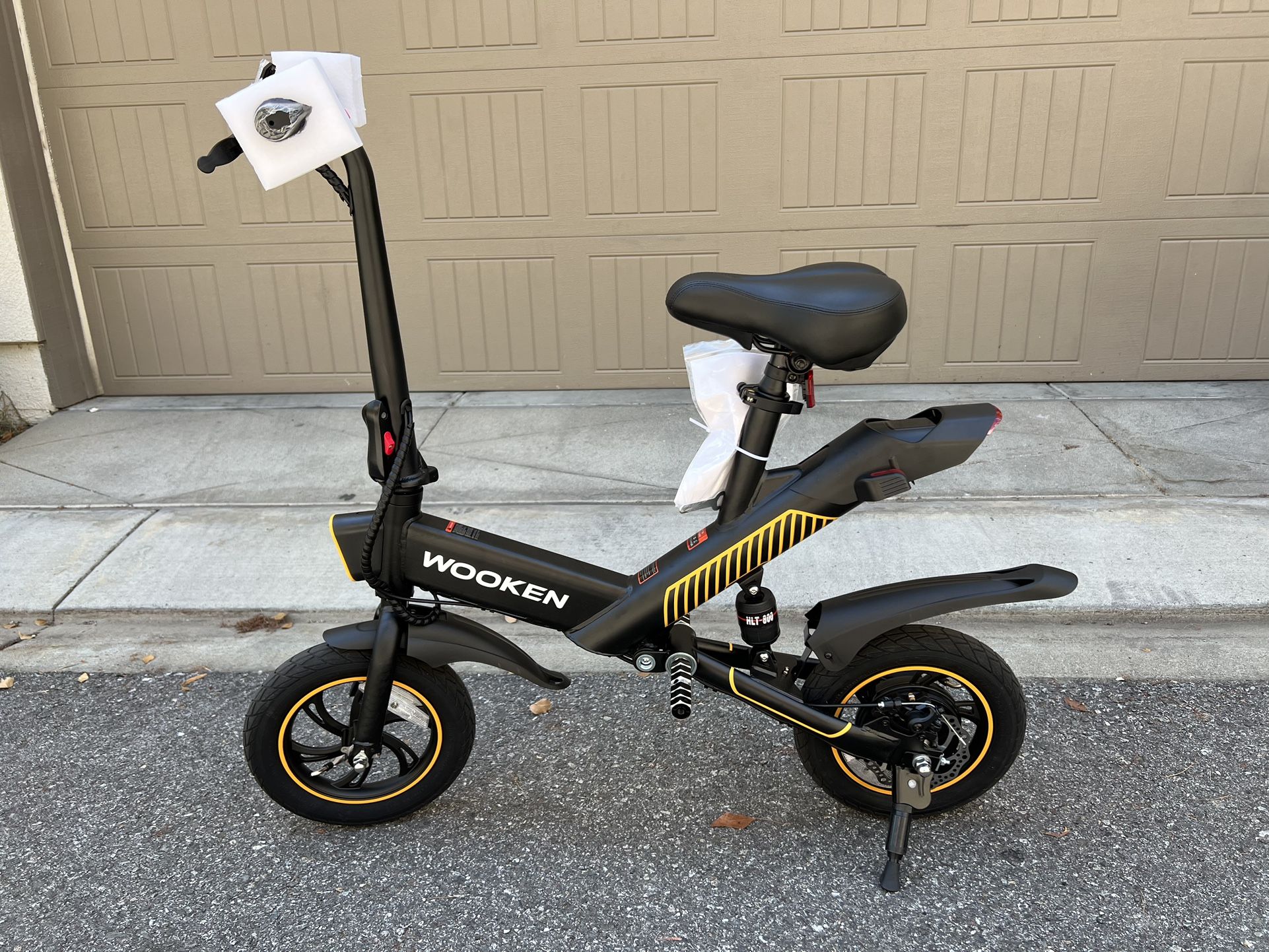 Wooken 12'' Folding Electric Bike 350W