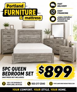5pc Queen Bedroom Set