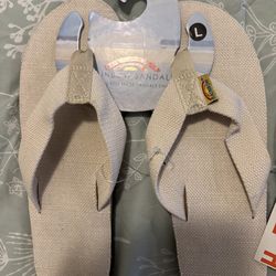 Rainbow Sandals Beige