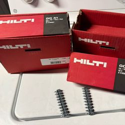 Hilti Gx3 3/4 Pins And Gas Can