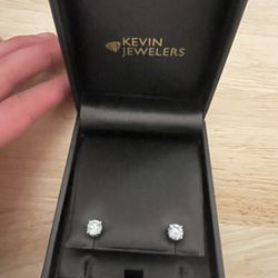 14ct Lab Diamond Earrings Real 