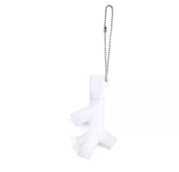 New Kikkerland White Music Branch 3-Way Head Ear Phone Splitter