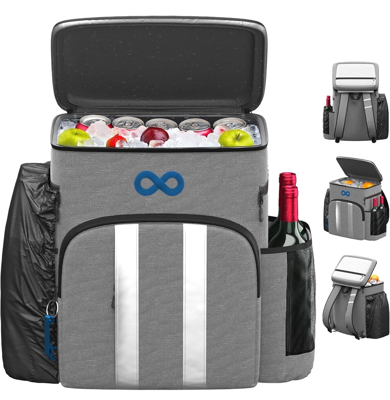 NEW Insulated Backpack Cooler, 54 Can Capacity, Leakproof Liner, Soft Cooler Backpack, Beach, Picnic, Camping, Lunch - Everlasting Comfort