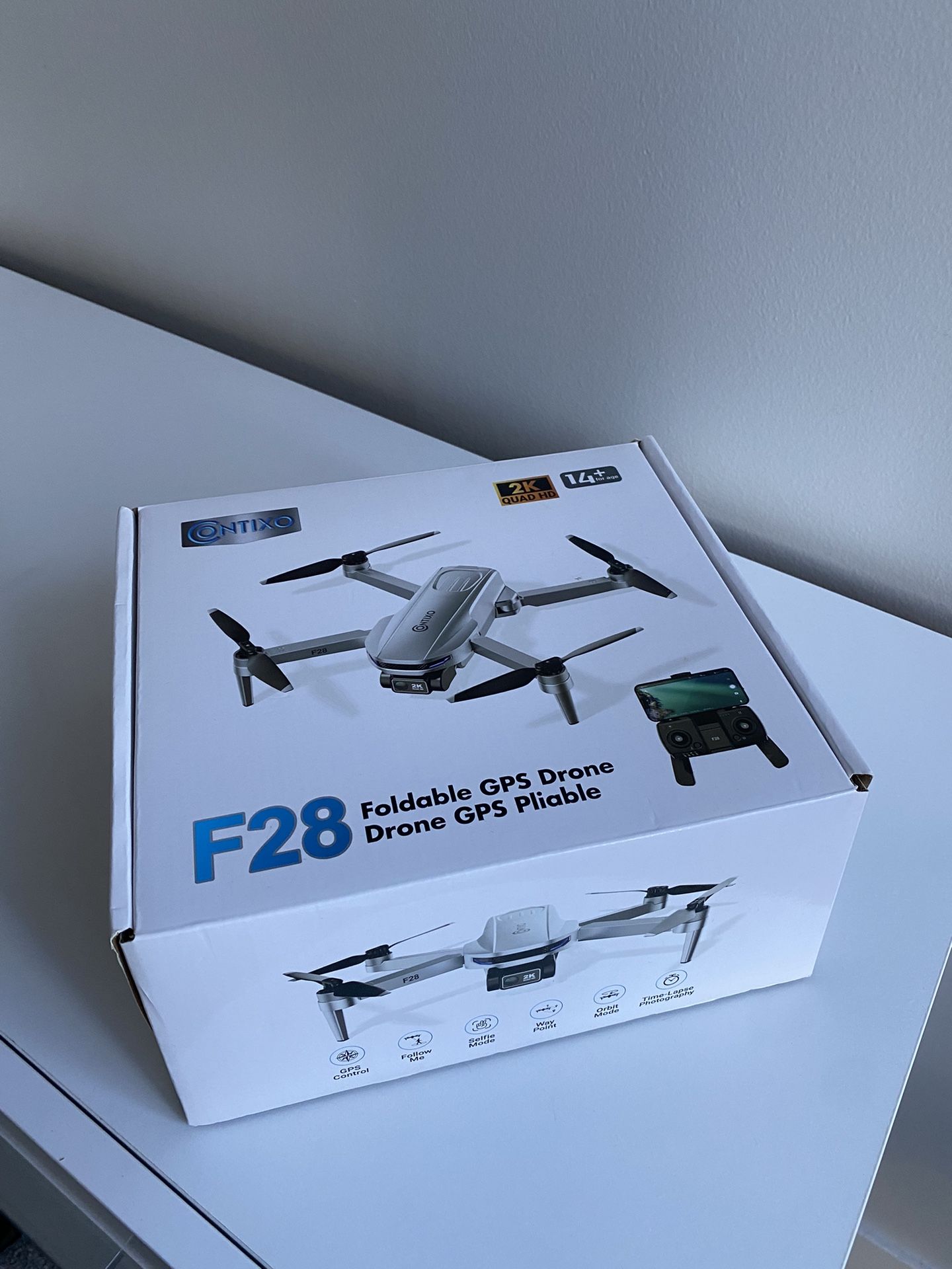 Contixo F28 Foldable GPS Drone with 2K Camera