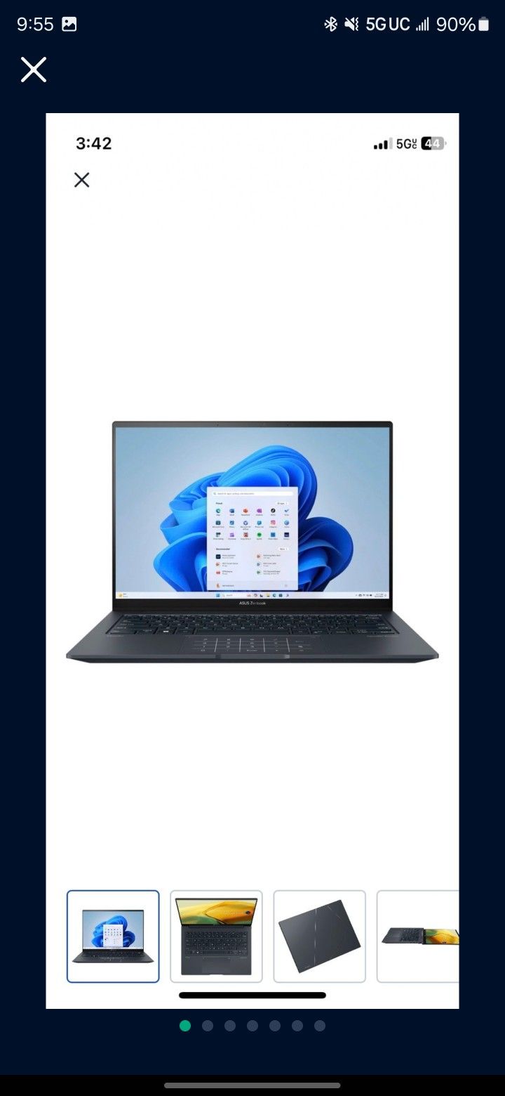 ASUS - Zenbook 14X 14.5" 2.8K OLED 120 hz Touch Laptop
