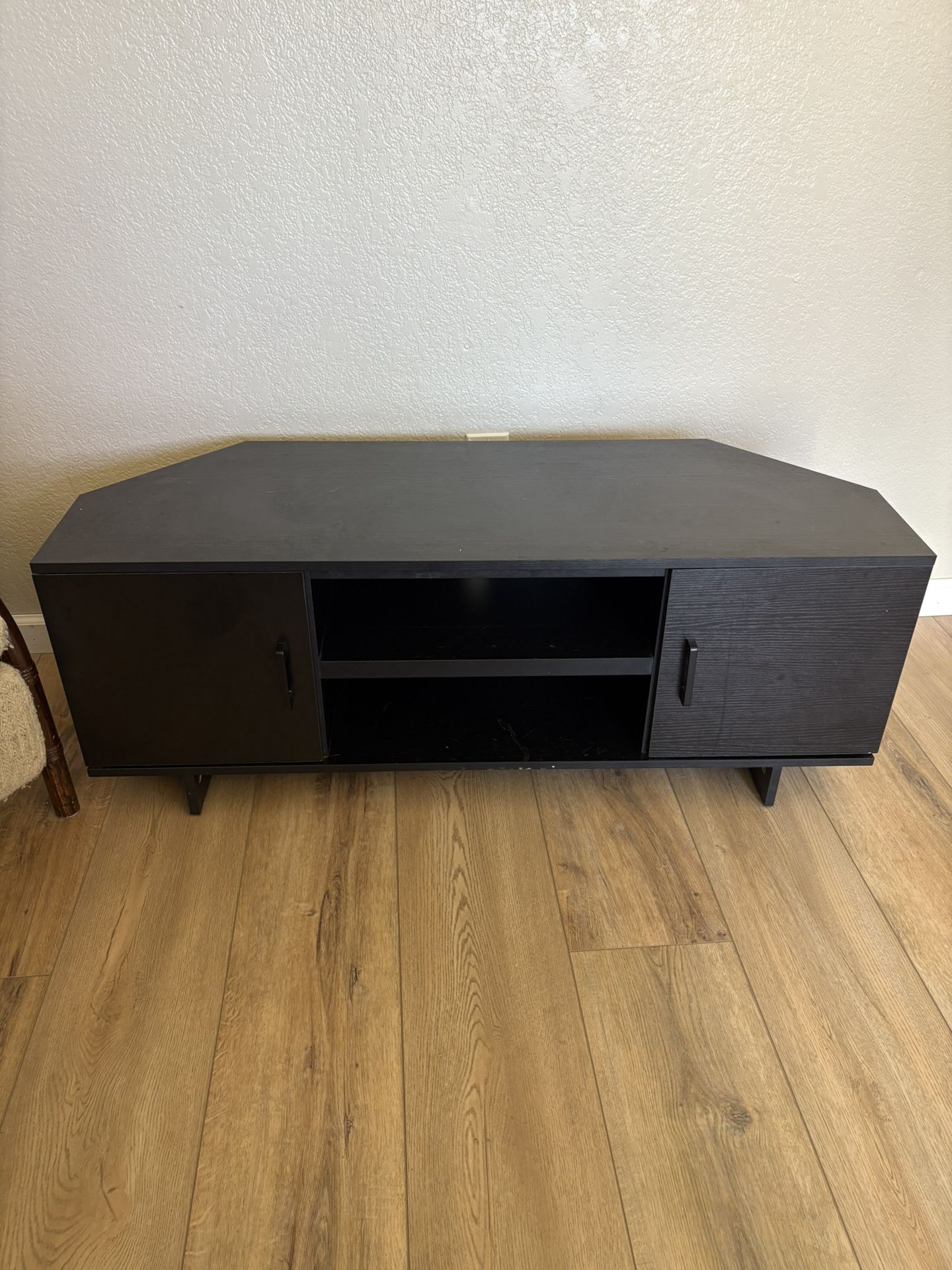Black T.V. Stand