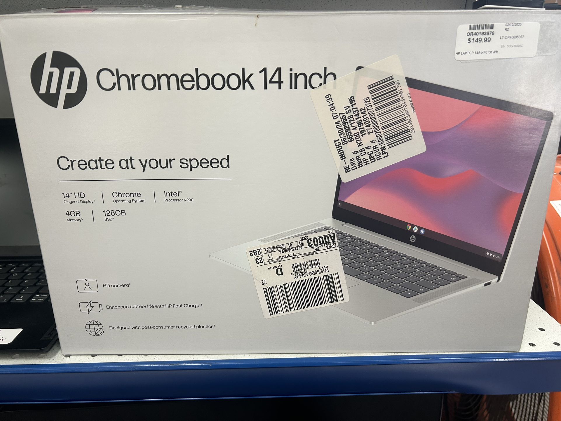 HP Chromebook Laptop New In Box