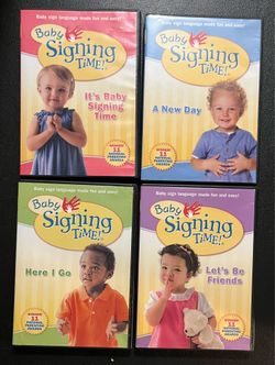 Baby Sign Language DVD collection 4 Baby Signing Time