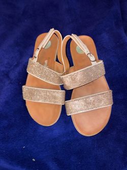 White sandals