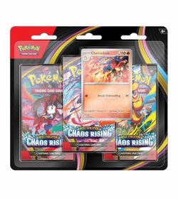 Pokémon Chaos Rising 3-Pack Blister — Charmeleon Promo $25