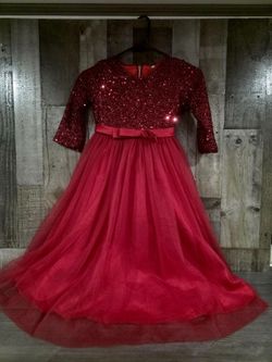 Girl's Red Dress