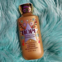 Hope - Winter Peach Marshmallow - Bath & Body Works Lotion