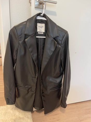 Abercrombie & Fitch Leather Blazer