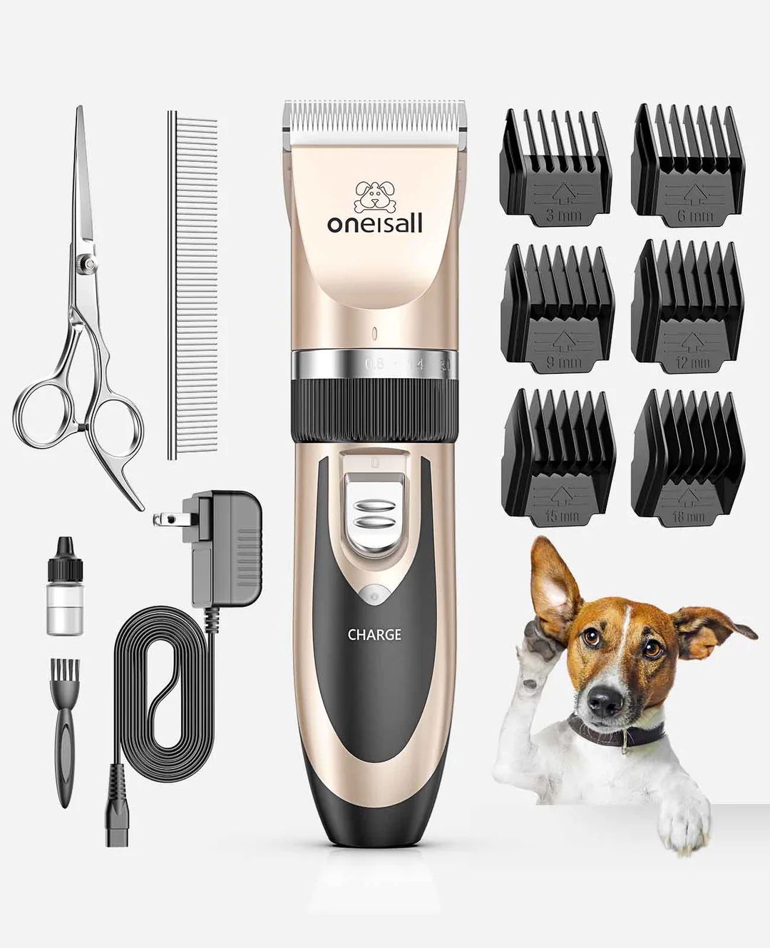Oneisall P2 Dog/Cat Clippers Cordless Rechargeable