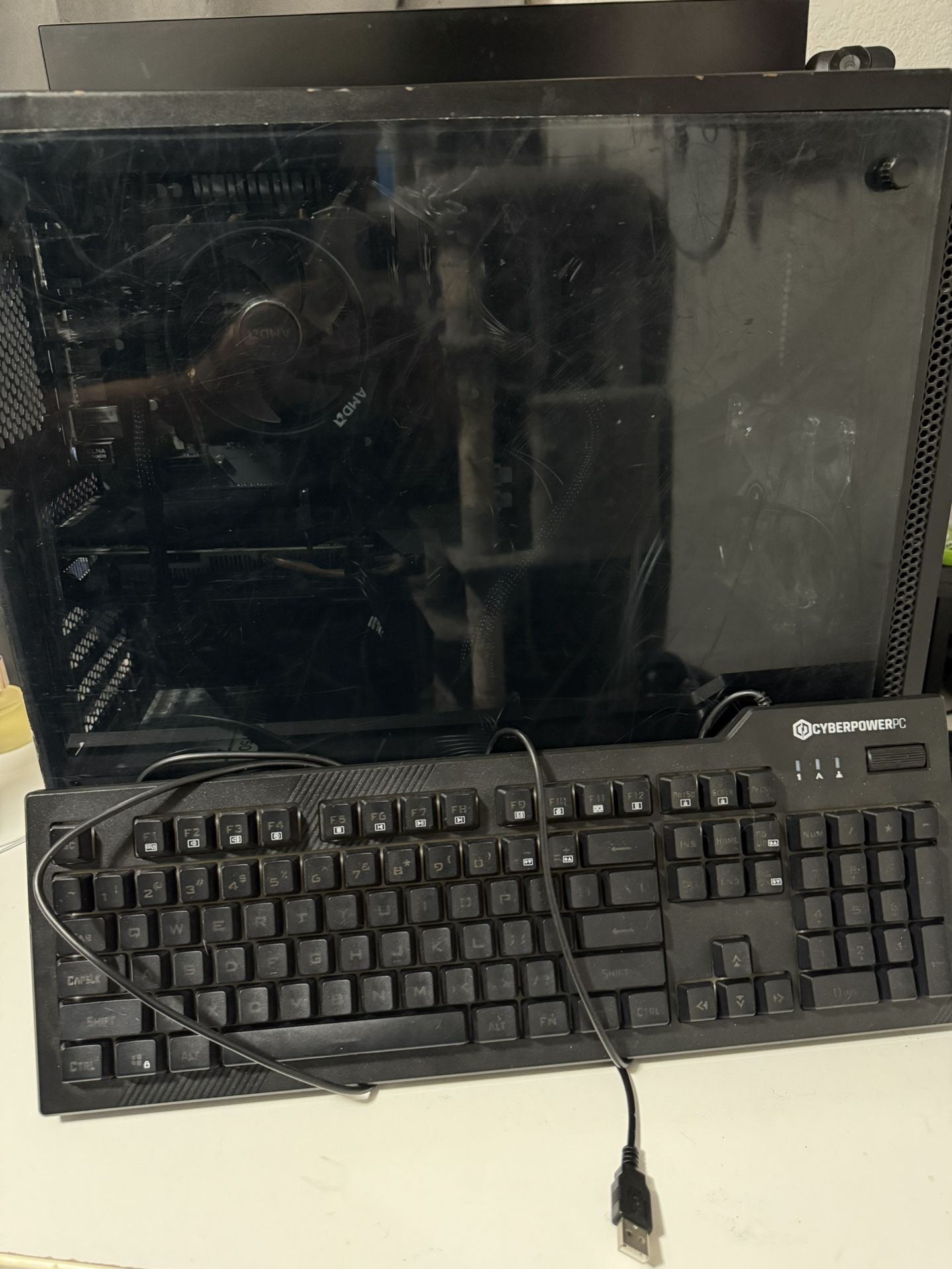 Gaming PC – Ryzen 7, GTX 1060, 16GB RAM, 120GB SSD + 1TB – w/ Keyboard