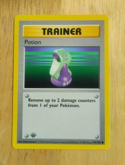 LP 1999 WOTC 1st Edition Shadowless Potion 94/102 Original Base Set Pokemon Card
