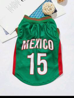 Mexico dog jersey