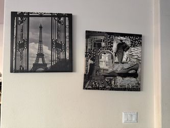 Paris theme and Audrey Hepburn frames
