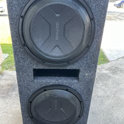 Kenwood 12 Inch Subwoofer With Crunch Amp 