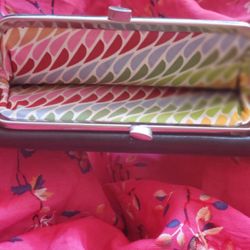 Woman's fossil black wallet