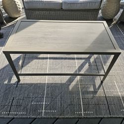 Excellent Condition  Target Threshold Foxborough Coffee Patio Coffee Table *Pick-up In Great Bridge*
