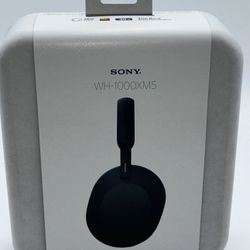 Sony WH-1000XM5 Wireless Noise Canceling Headphones - Black - Brand New