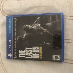 The Last Of Us Remastered game Ps4