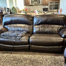 Reclining Leather Sofas 
