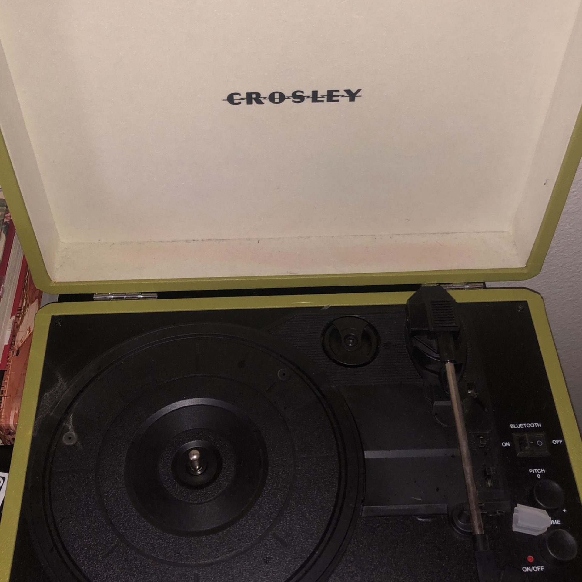 Crosley Record Player Green
