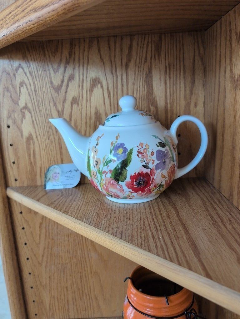 Dolly Parton Stoneware Tea Pot , Tea Kettle