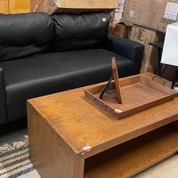 Black Loveseat 