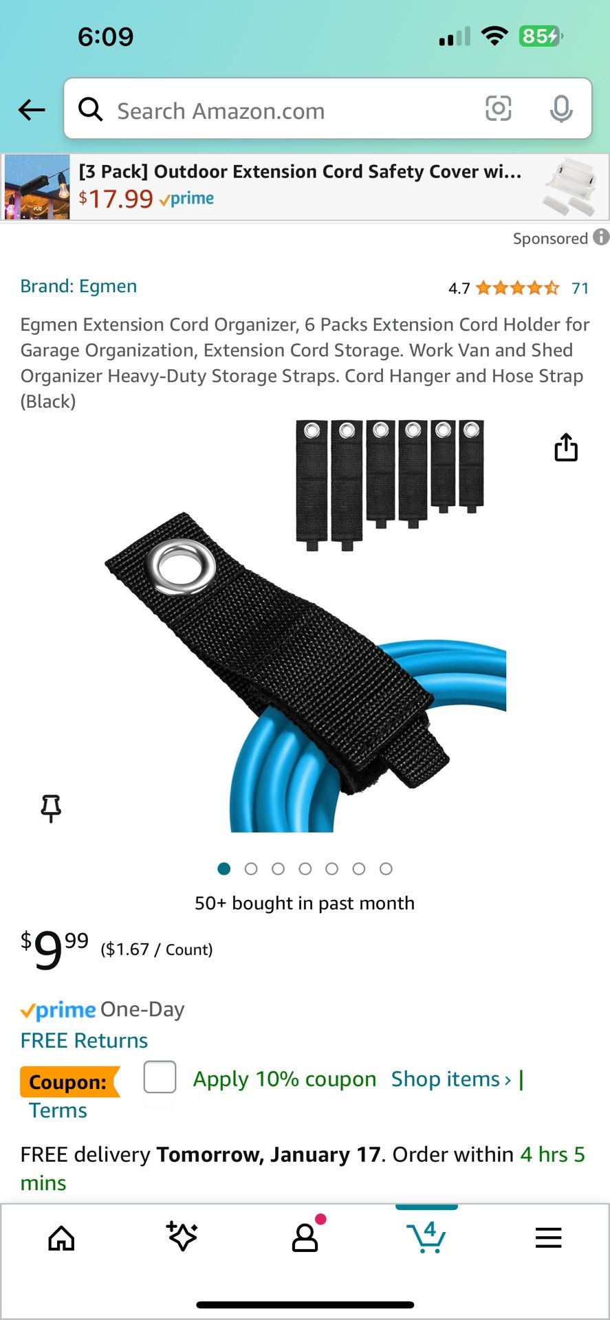 Extension Cord Holder