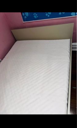 Full size bed frame & mattress