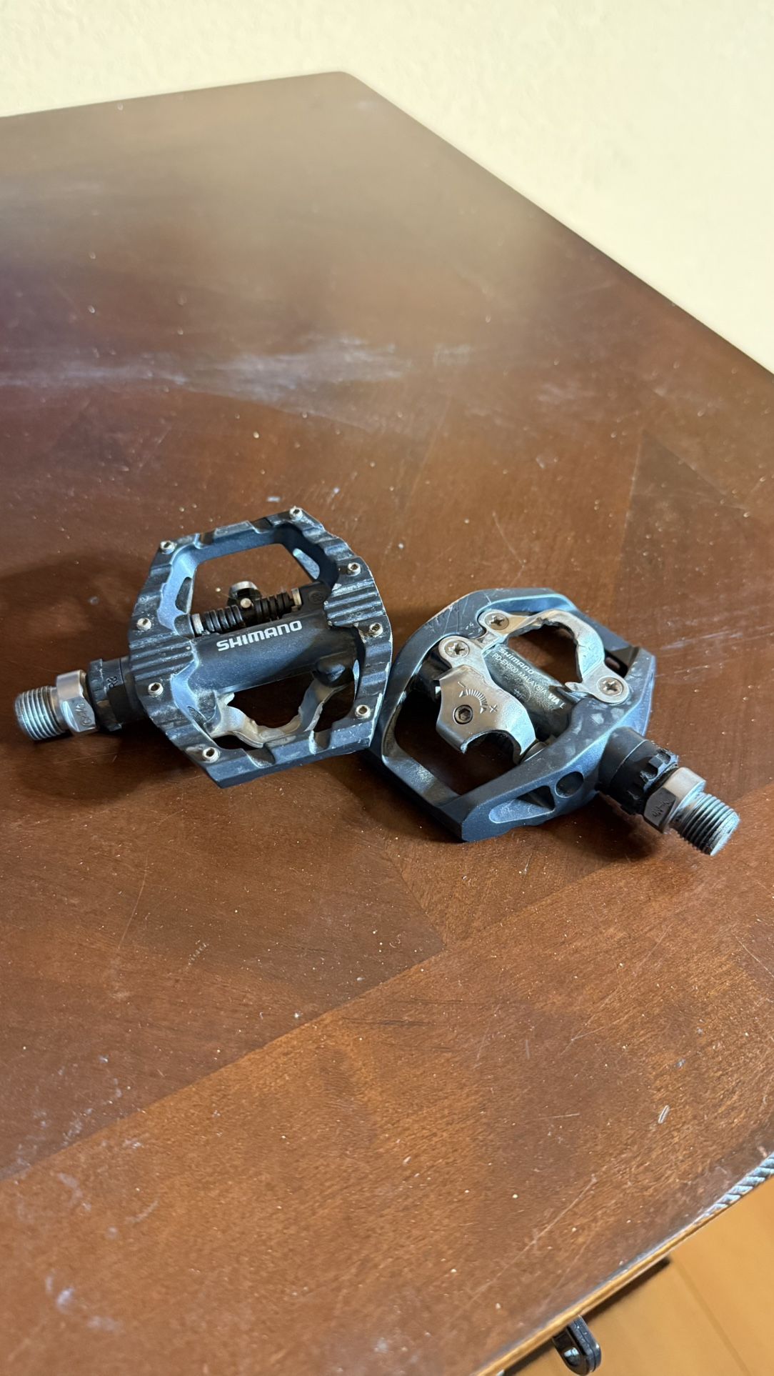 Shimano PD-EH500 Dual-Sided SPD / Flat Pedals – Excellent Condition – Trail/Commuter Ready