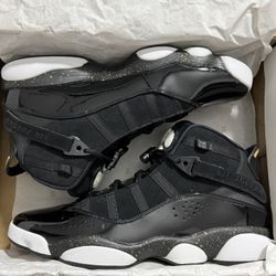 Jordan 6 Rings Black Metallic Gold White