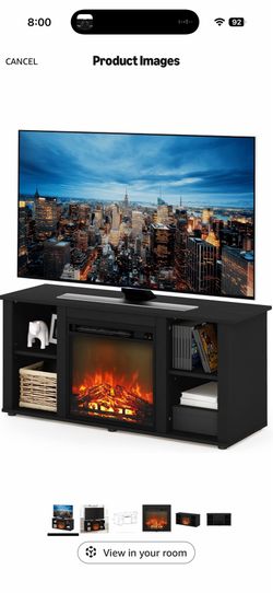 Fire place tv stand
