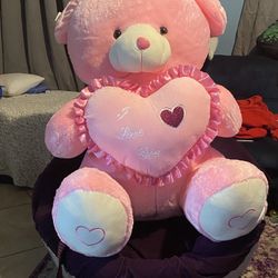 Big Stuffed Valentine’s Bear 
