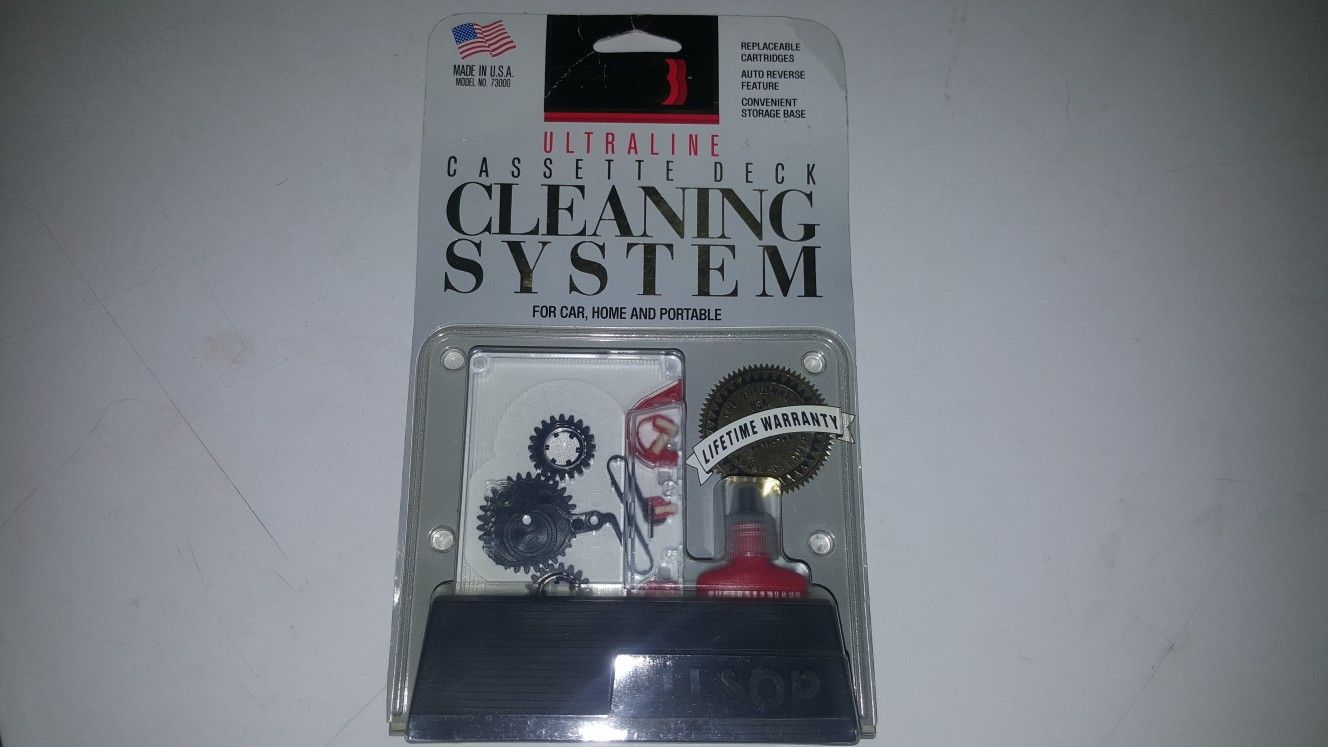 Cassette Tape Cleaning system