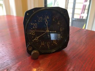 Vintage Rare WW2 Plane Instrumentation Clock