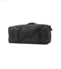 Rolling duffel bag