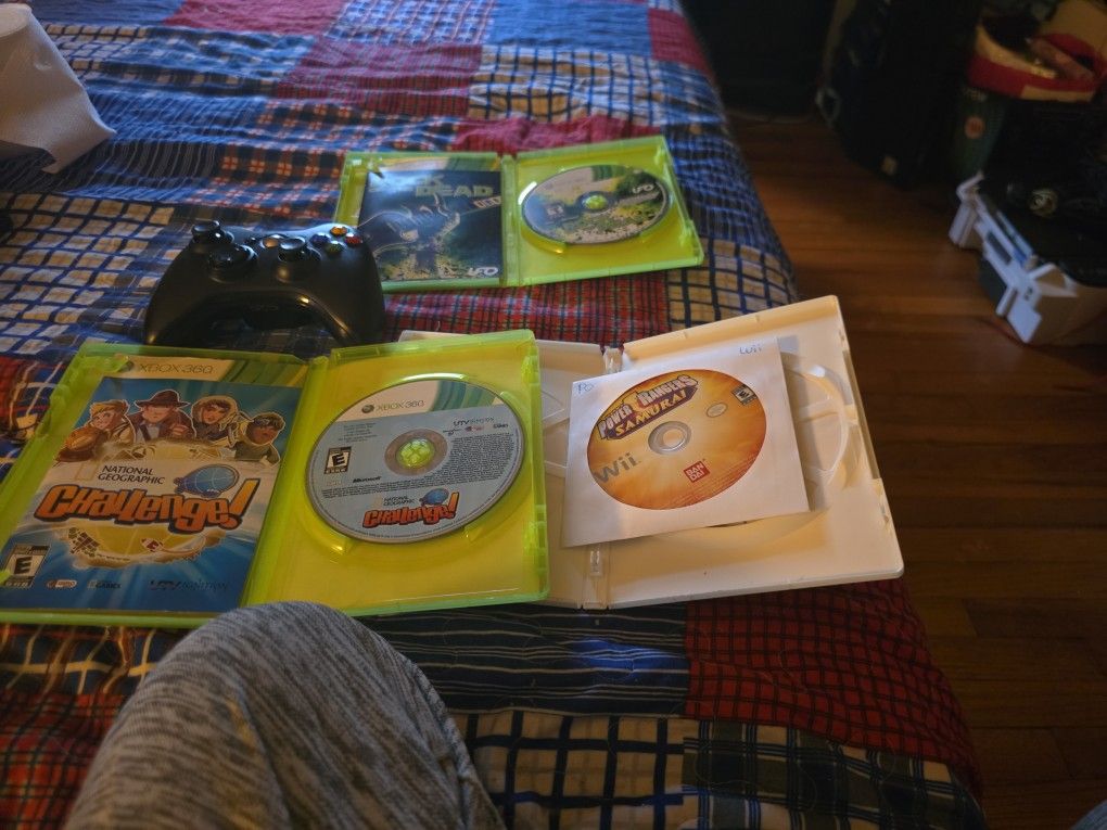 Two Xbox GAMES One Wii Game
