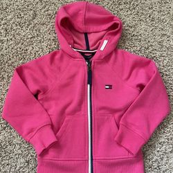 Brand New Tommy Hilfiger Girl Hoodie Jacket Toddler Kids Size 3T 