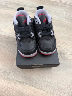 Toddler Jordan 4 Retro Bred Reimagined – Size 6C – Brand New