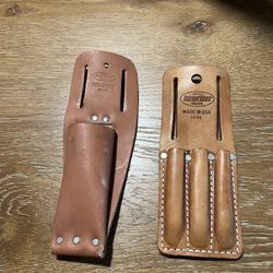 Utility Knife Sheath & Leather Tool Pouch