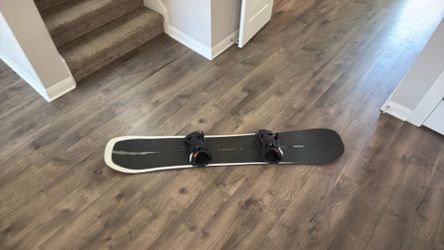 Burton Custom snowboard with Step-on bindings