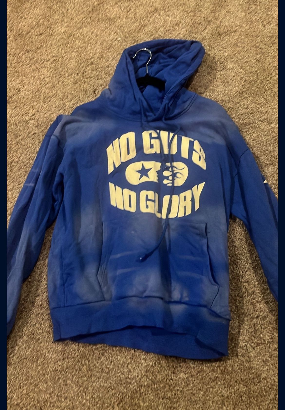 Blue hellstar hoodie