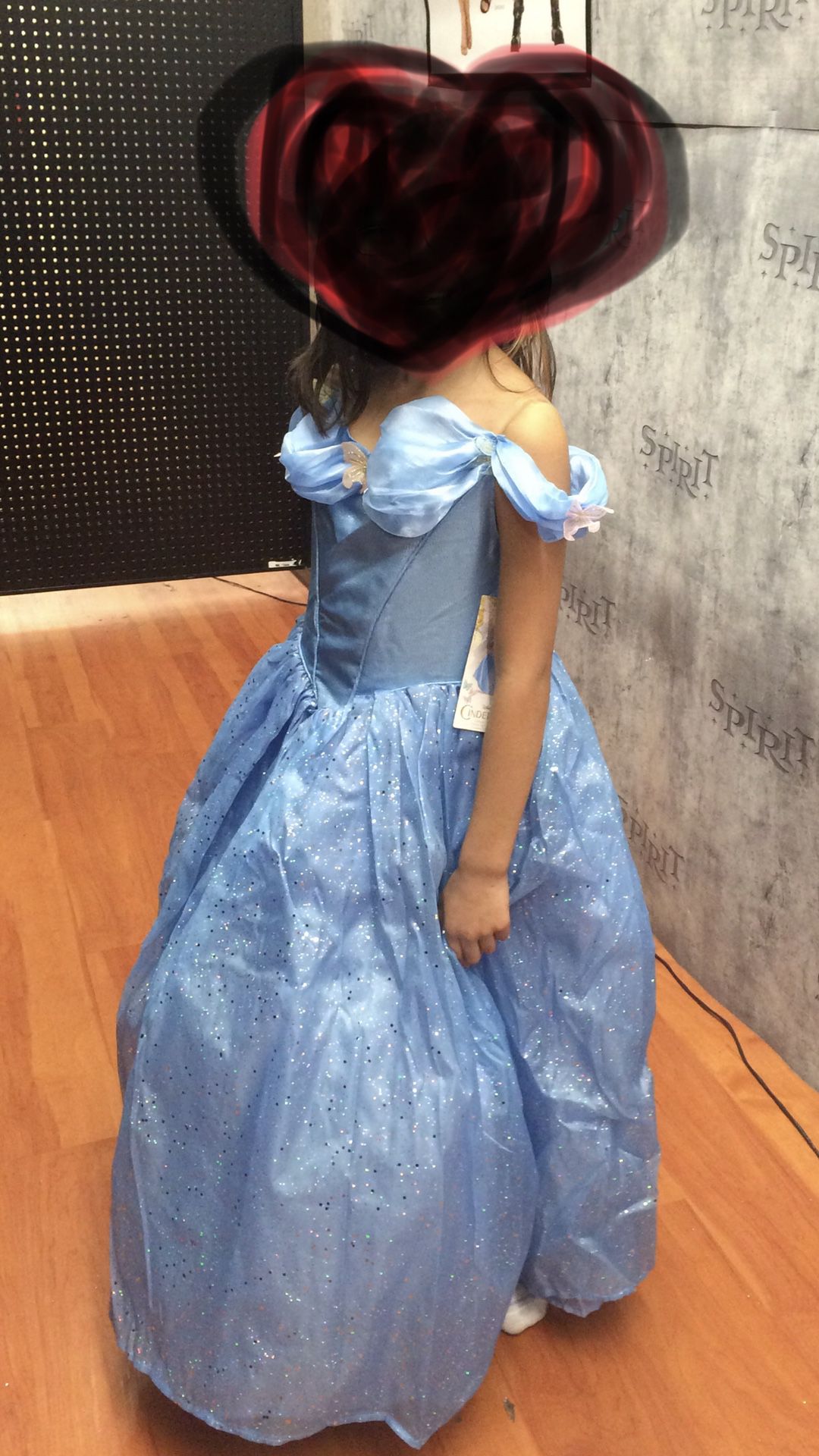 Cinderella dress custom for girls size M 7-8