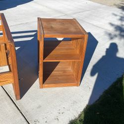 Cubbie Side Table/Shelf