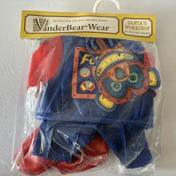 New Vintage Vanderbear Wear Santa’s Workshop North Pole Collection Outfit 